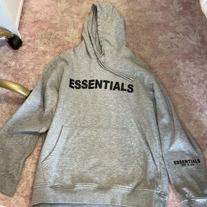 Essentials Light Gray Hoodie
